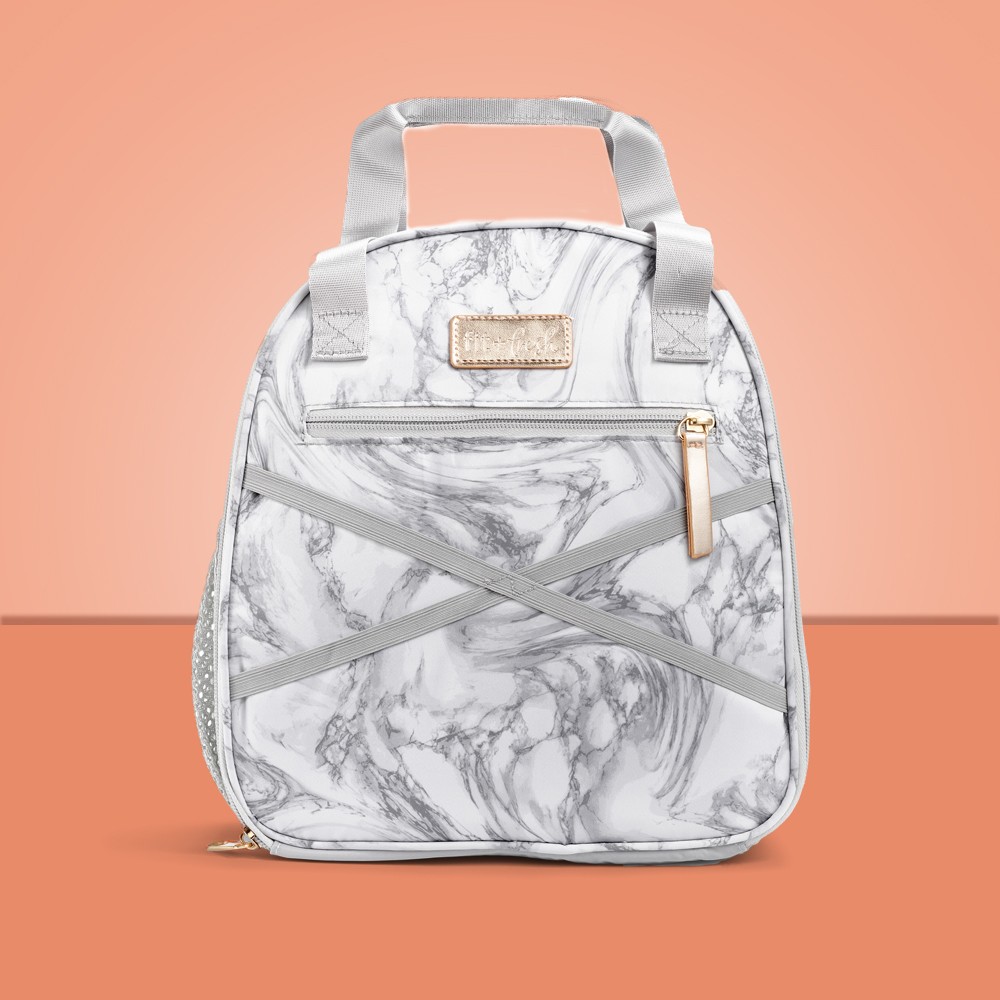 Fit & Fresh Athleisure Carli Lunch Kit Set -  Marble