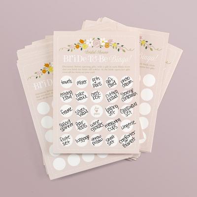 Bridal Shower Bride to Be Bingo