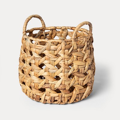 threshold open weave wicker chair