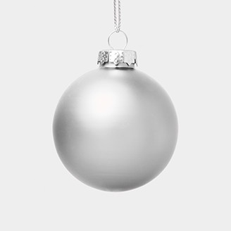 plain christmas bulbs