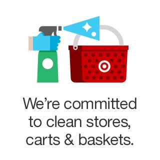 We're committed to clean stores, carts & baskets.