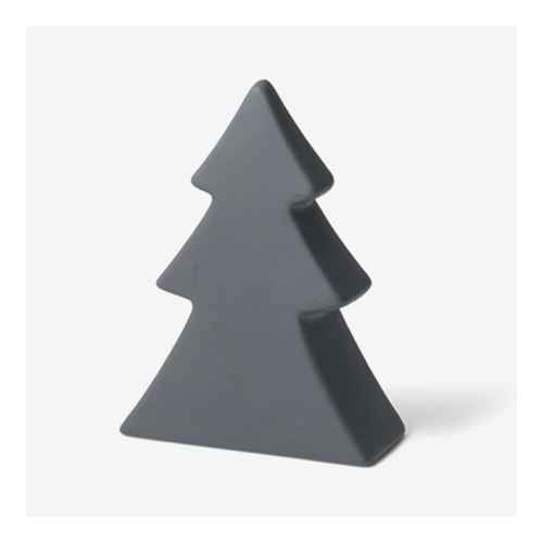 6in Ceramic Christmas Tree Decorative Figurine Dark Gray - Wondershop™, Large Cream Ceramic Tree - Threshold™, Small Pink Ceramic Tree - Threshold™