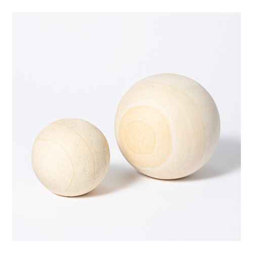 4" Decorative Stone Wood Ball Natural - Threshold™ designed with Studio McGee, 6" Decorative Stone Wood Ball Natural - Threshold™ designed with Studio McGee
