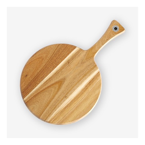 Lakeside Round Cutting Board - Charcuterie Serving Tray with Handle for Cheese and Meats, Lakeside Rectangle Cutting Board - Charcuterie Serving Tray with Handle - Small