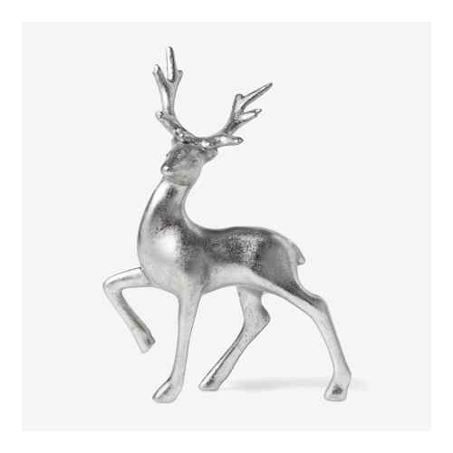 Metallic Deer Decorative Figurine Silver - Wondershop™