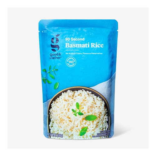 90 Second Basmati Rice Microwavable Pouch - 8.5oz - Good & Gather™