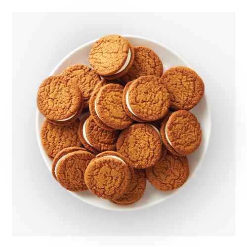 Gingerbread Sandwich Cookie - 10.6oz - Wondershop™, White Cookie Icing - 2pk/14oz - Wondershop™
