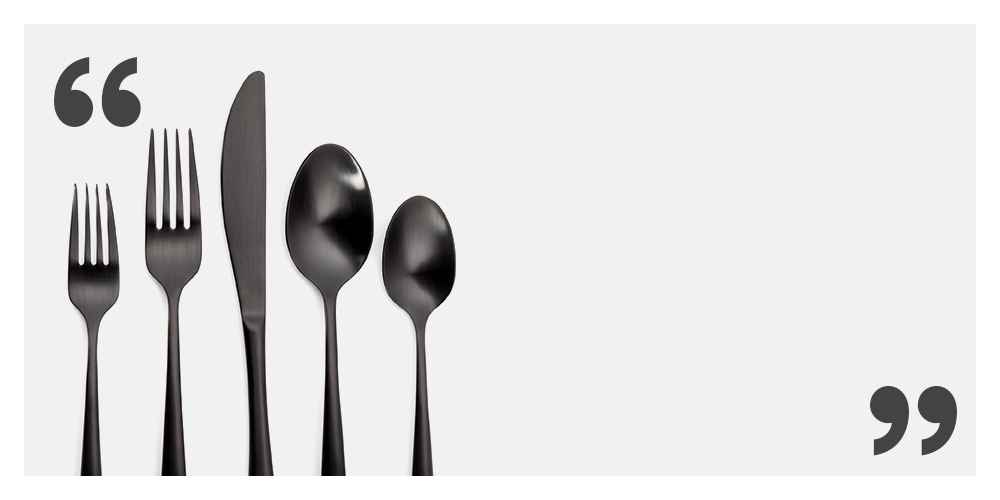 5pc Stainless Steel Kayden Silverware Set Matte Black - Threshold™