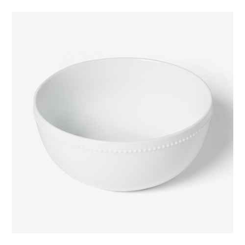 128oz Ceramic Beaded Serving Bowl White - Threshold™