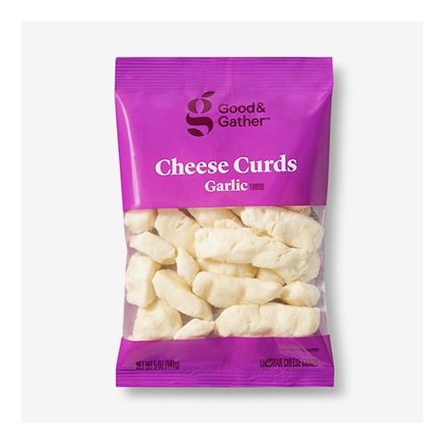 Garlic Cheese Curds - 5oz - Good & Gather™, Original Cheese Curds - 5oz - Good & Gather™