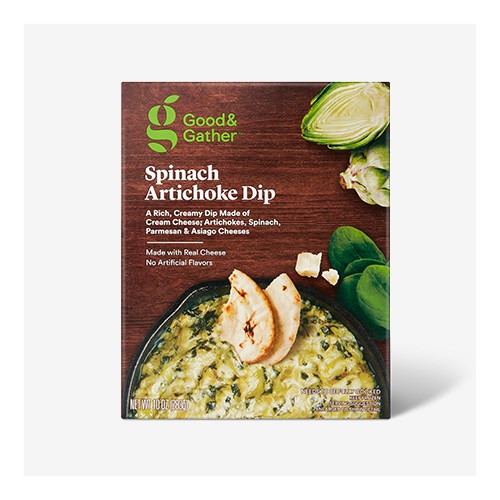 Frozen Spinach Artichoke Dip - 10oz - Good & Gather™, Spinach Artichoke Dip - 12oz - Good & Gather™