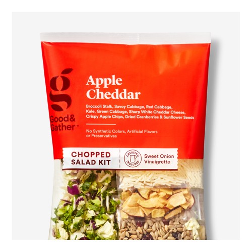 Apple Cheddar Chopped Salad Kit - 10oz - Good & Gather™, Maple Bourbon Bacon Chopped Salad Kit - 12.8oz - Good & Gather™