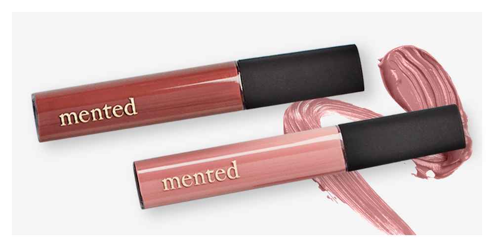 Mented Cosmetics Holiday Gloss Lip Makeup Duo Gift Set - 0.52oz