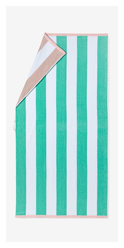 Chair Pocket Beach Towel Tie-Dye - Sun Squad™, Chair Pocket Beach Towel Striped - Sun Squad™