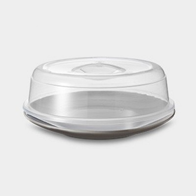 Bezrat Glass Microwave Cover With Black Knob : Target