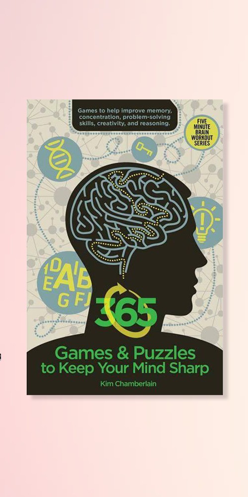 365 Games & Puzzles to Keep Your Mind Sharp - (Brain Workout) by  Kim Chamberlain (Paperback)