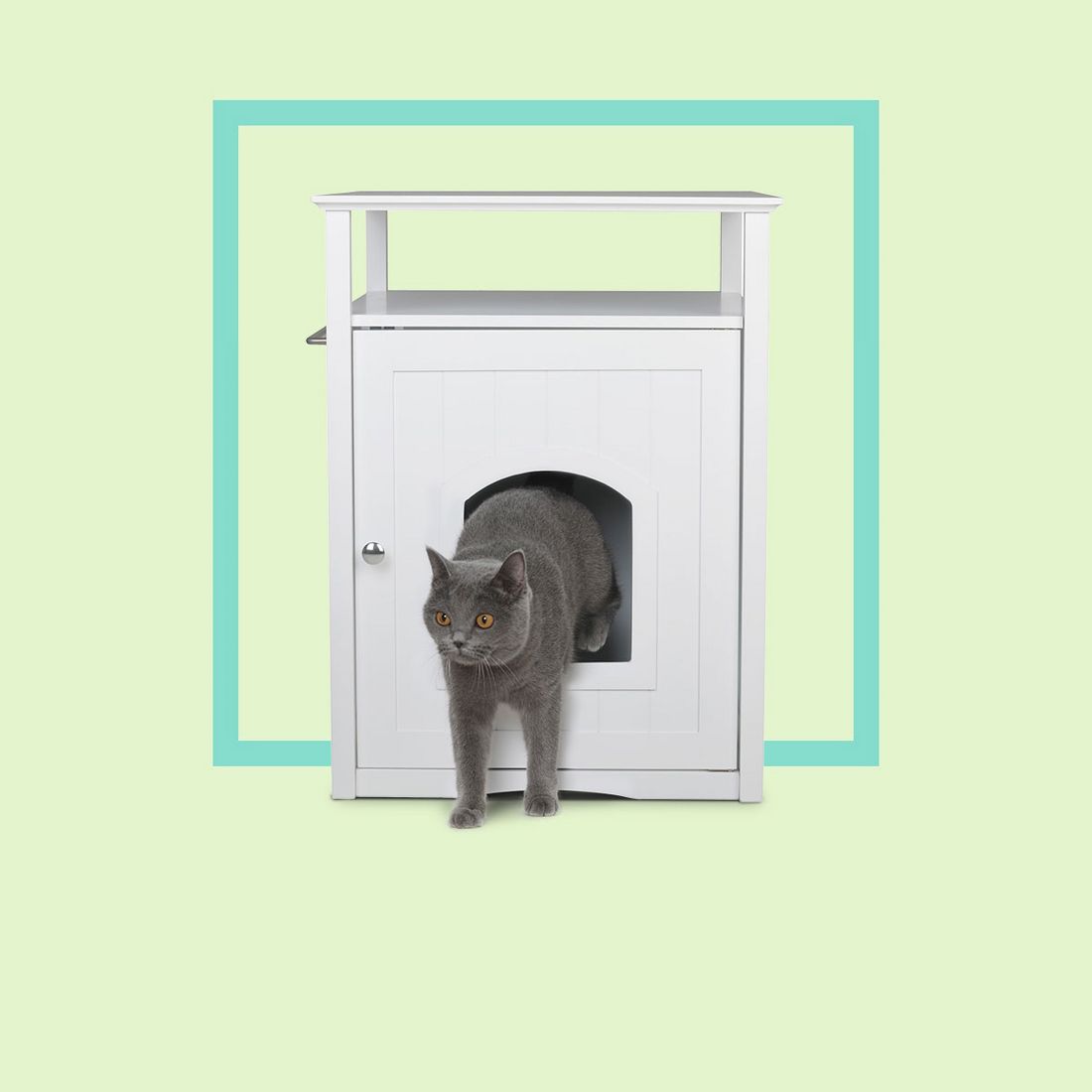 Decorative Litter Box Cover White Target