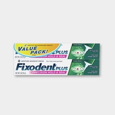 Denture Fixodent Pure - 2.4oz/2pk : Target