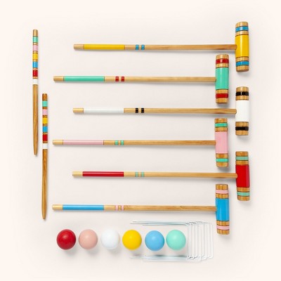 Lawn Sports Croquet Set Variegated Stripe Sun Squad Target