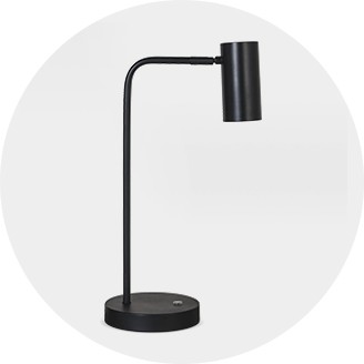 black office lamp