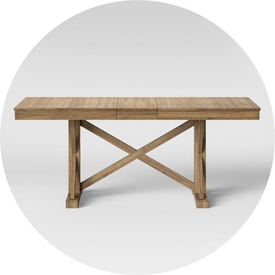 target glass dining table