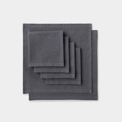 Hastings Home 100% Combed Cotton Woven Dish Cloths - Multiple Colors, 8  Pack : Target