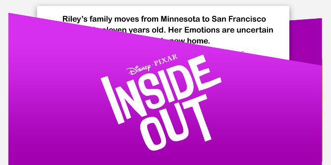 Disney and Pixar Inside Out Downloads