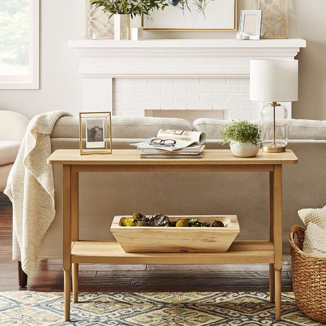 Gold Console Sofa Entryway Tables