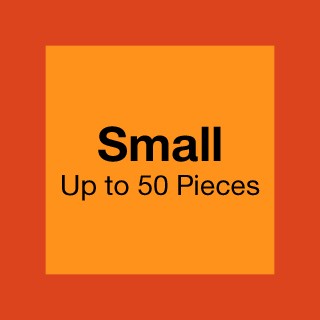 Small Up to 50 Pieces