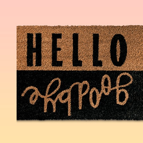 Hello Goodbye Doormat  18"x30" - Room Essentials™