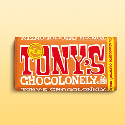 Tony's Caramel and Sea Salt Milk Chocolate Bar - 6.35oz