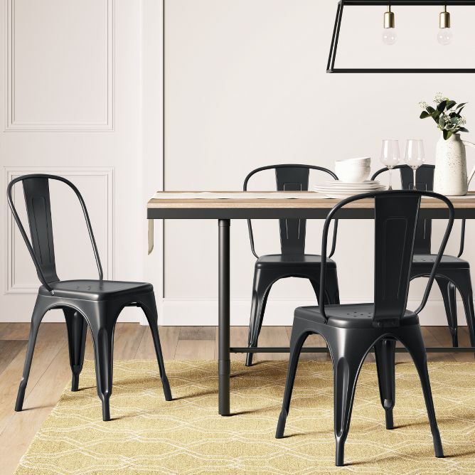 Metal dining store chairs target