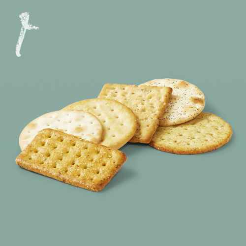 Entertainment Collection Cracker Variety  - 13.1oz - Good & Gather™, Fig & Rosemary Cracker Crisp - 5.3oz - Good & Gather™, Classic Water Cracker - 4.4oz - Good & Gather™, Everything Crackers - 7oz - Good & Gather™