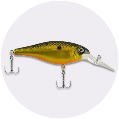 Booyah Baits Mini Shad 3/16 Oz Fishing Lure - Golden Shiner : Target