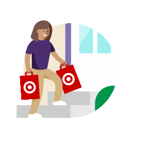 Target Shopper delivering an order to a door