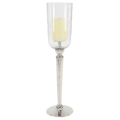 32" x 8" Modern Champagne Style Glass Candle Holder - Olivia & May