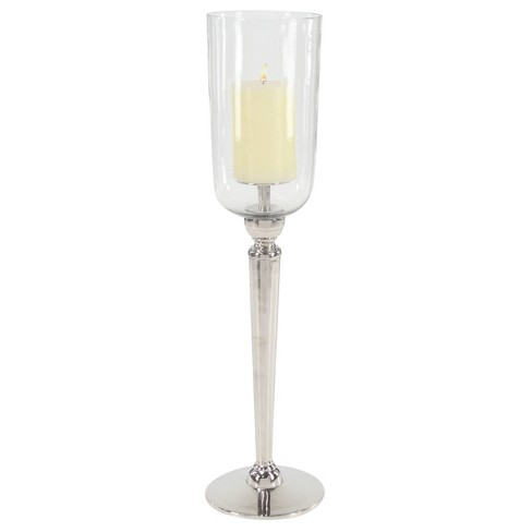 32" x 8" Modern Champagne Style Glass Candle Holder - Olivia & May - image 1 of 4