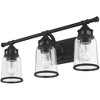 Livex Lighting Lawrenceville 3 - Light Vanity in  Black - 4 of 4