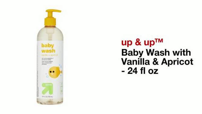 Baby Wash with Vanilla &#38; Apricot - 24 fl oz - up &#38; up&#8482;, 2 of 8, play video
