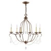 Livex Lighting Chesterfield 6 - Light Chandelier in  Hand Applied Venetian Golden Bronze - 2 of 4