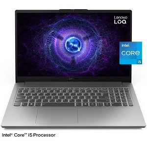 Lenovo LOQ Essential 15.6" FHD 144Hz Gaming Notebook Intel Core i5-12450HX 8GB DDR5 512GB SSD NVIDIA GeForce RTX 2050 Luna Grey - 1 of 4