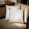 HomeRoots Set of Two Off White Cowhide Throw Pillow - 2 of 4