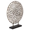 HomeRoots Bronze and Black Abstract Coral Sculpture - 4 of 4