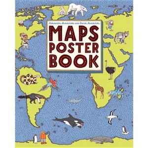 Maps Poster Book - by  Aleksandra Mizielinska & Daniel Mizielinski (Paperback) - 1 of 1