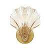 Sirena 5.5" Wall Sconce (Set of 2) - SCN4087 - Amber/Brass - Safavieh - 3 of 4