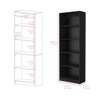 NicBex Bookcases for Living Room Modern 71.1" H 4 Tier Free Standing Storage Bookshelves with Durable Structure for Office Home - 3 of 4