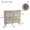 Large Shoe Storage Cabinet with 4 Flip Drawers - 2 of 4