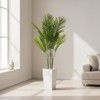 Orieon 4.8FT Artificial Palm Tree with White Planter, Realistic Tall Faux Areca Palm, Home Decor, Fake Tropical Tree for Living Room Office - 3 of 4