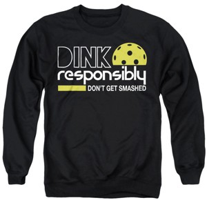 Men's Pickleball Dink Responsibly Crewneck Sweatshirt - 1 of 4