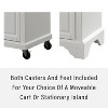 Lafayette Granite Top Portable Kitchen Island/Cart White/Gray - Crosley - 4 of 4